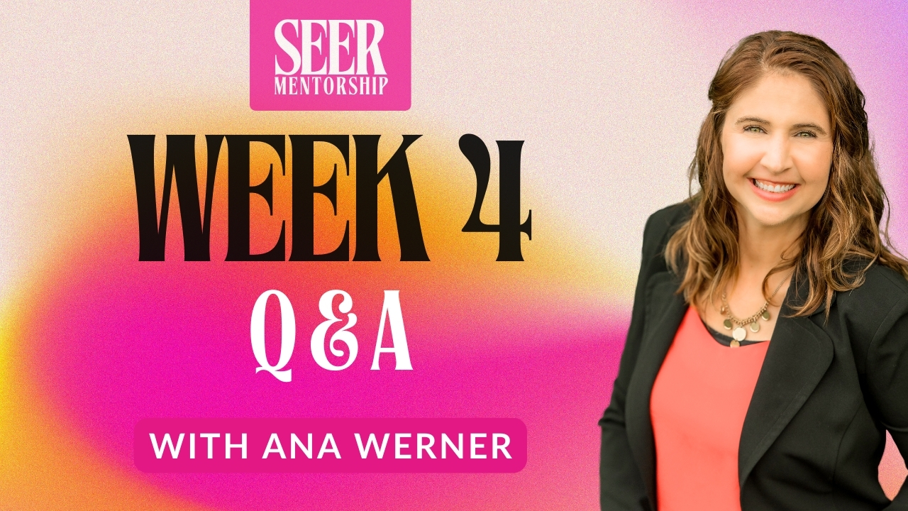 WEEK 4 Q&A - May Seer School 2024