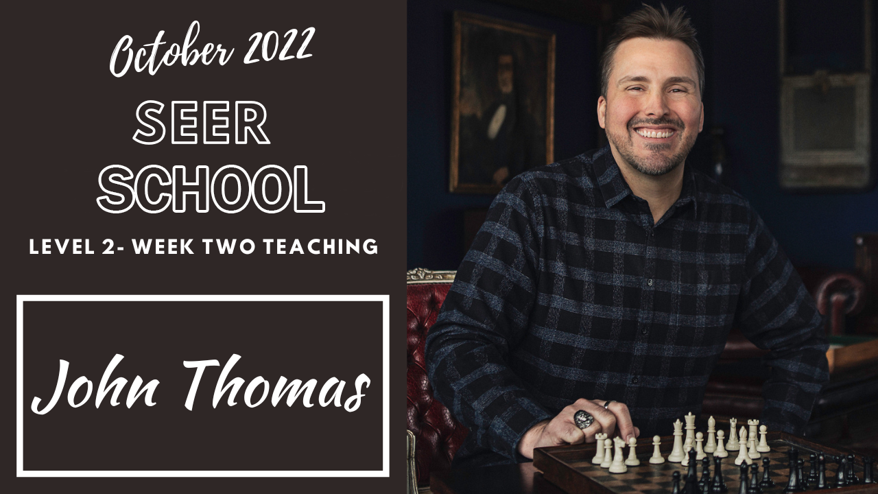 Week 2 with John Thomas - October 2022 School