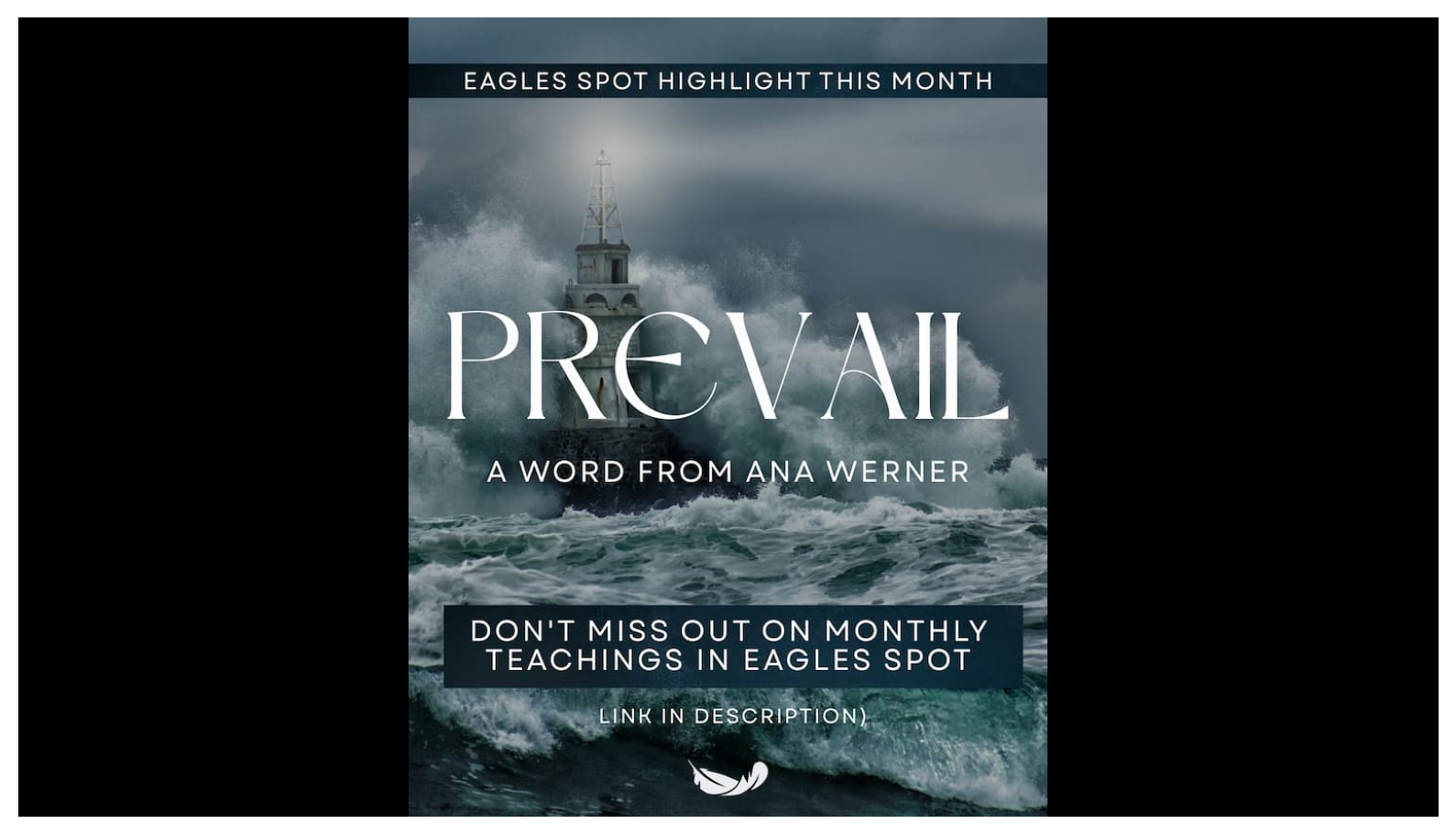PREVAIL: Blessing and Promotion Comes Through Prevailing | May 2025 Eagles’ Spot