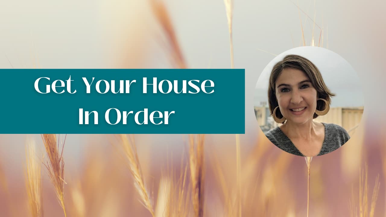 Get Your House In Order | Ana Werner